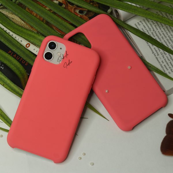 Liquid Silicone Case for iPhone ( Sand Pink )